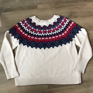 Ladies Large Chaps Sweater fits more small/medium